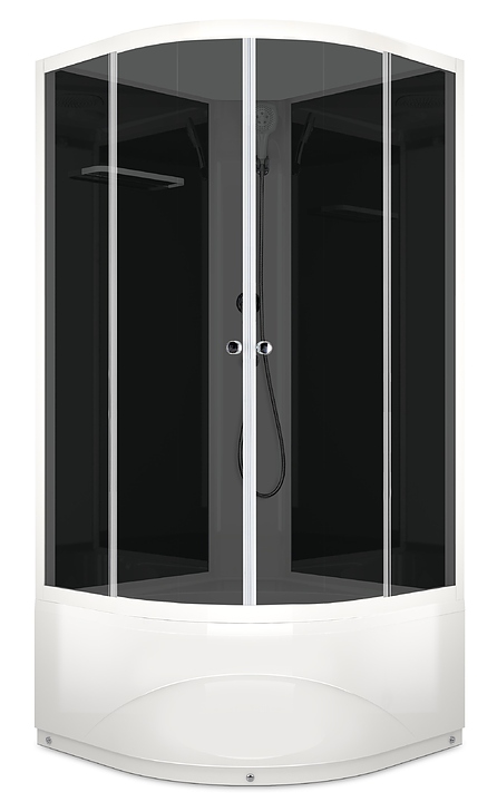 Душевая кабина без крыши Domani-Spa Eco Delight 99 high DS01EcD99HBT00 90х90 см