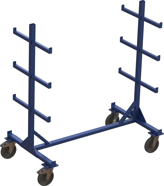 Тележка для панелей MetallCart VK50 консольная двусторонняя