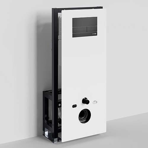 Система инсталляции для подвесного унитаза Wasserkraft Glan 66TLT.010.ME.WH.MB04