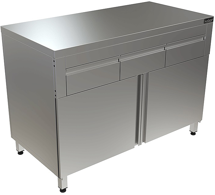 Стол с выдвижными ящиками КОБОР СПЯ-120/60/Р