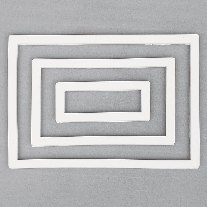 Набор силиконовых рам P.L. Proff Cuisine 81270002 "Прямоугольник", 3 шт.