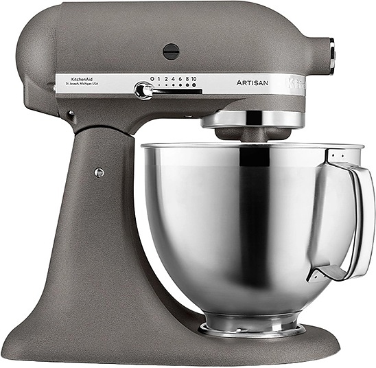 Миксер планетарный KitchenAid Artisan 5KSM185PSEGR 4,8 л серый