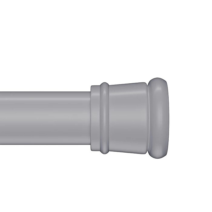 Карниз для ванны IDDIS Elegante SRC0120i14 110х200 см, прямой, серый матовый