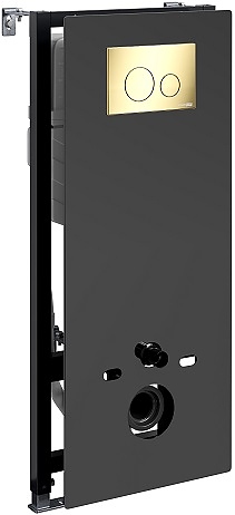 Система инсталляции для подвесного унитаза Wasserkraft Abens 20TLT.010.ME.BL.PG02