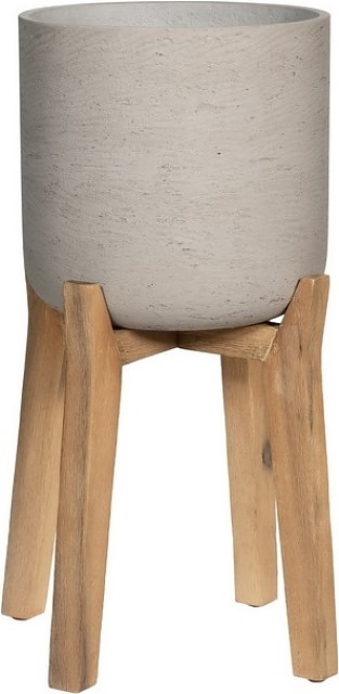 Кашпо Pottery Pots Charlie (40х67 см) с подставкой, бежевое