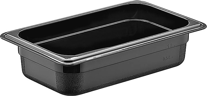 Гастроемкость Gastroplast GNPP-1465/B GN 1/4-65 (265х162х65) 1,5 л полипропилен черная