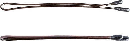 Невидимки для волос Y.S.PARK YS-801, 49 мм, 45 шт., прямые коричневые