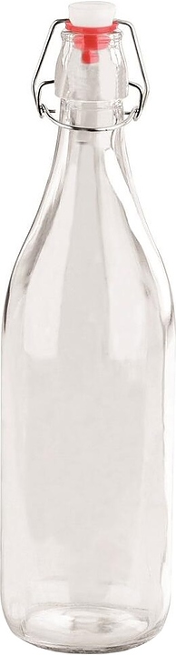 Бутылка для масла и уксуса P.L. Proff Cuisine 81220150 260 мл d=6 см h=19,5 см (стекло) с пробкой и бугельным замком