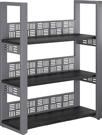 Стеллаж открытый КОБОР SО3-60/36 graphite/wood