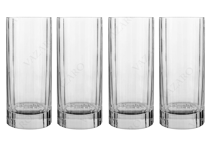Набор стаканов для воды Luigi Bormioli A10824GTY021990 BIBITA Bach 480 мл, 4 шт, хрусталь