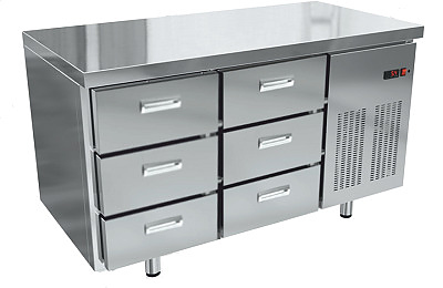 Стол холодильный KRONER СХ 6я-140-70