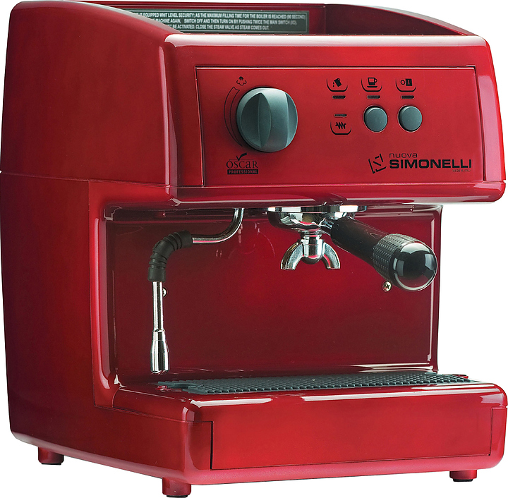 Кофемашина Nuova Simonelli Oscar 1G красная