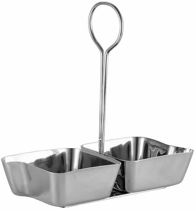 Емкость для подачи закусок/снэков P.L. Proff Cuisine Hotelware SS 2245 19х10,5 см h 21,8 см