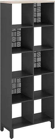 Стеллажная система КОБОР SQ-5X2 black/natural