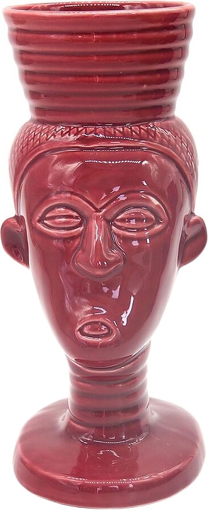 Стакан для коктейлей P.L. Barbossa Tiki TIKI0029 550 мл d=12,2 см h=19,5 см (керамика) красный