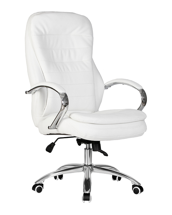 Кресло офисное для руководителей DOBRIN 108BL-LMR LYNDON (белое)
