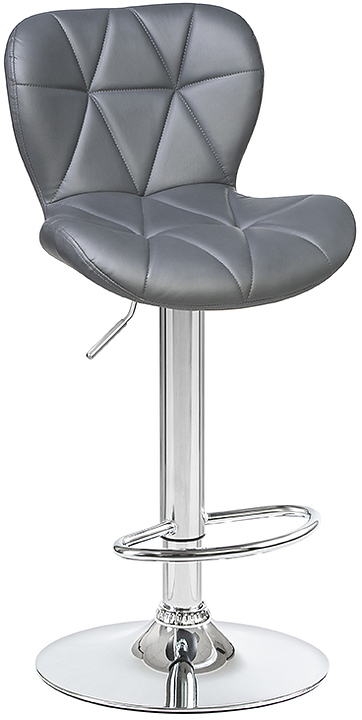 Стул барный DOBRIN 5022-LM-N BARNY (серый, хром) 2 шт.