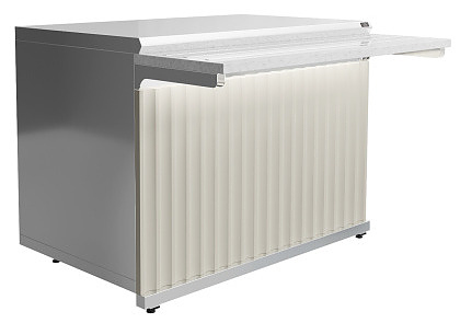 Прилавок нейтральный Luxstahl ПН-1200 Premium Elegia (Элегия)