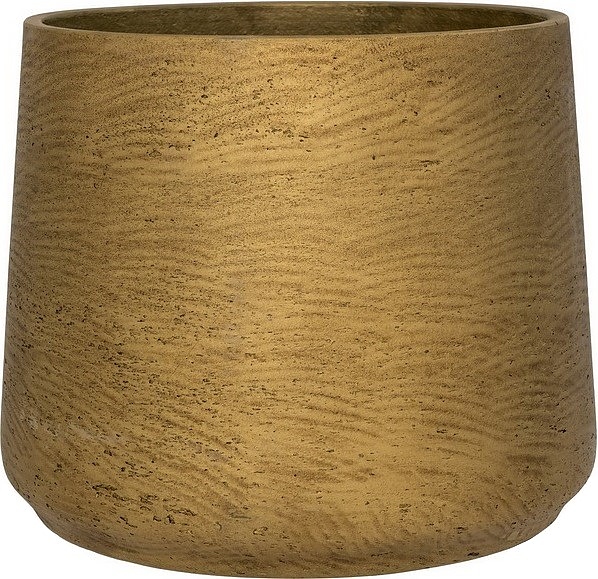 Кашпо Pottery Pots Patt (20х16,5 см) Basic, золотой металлик