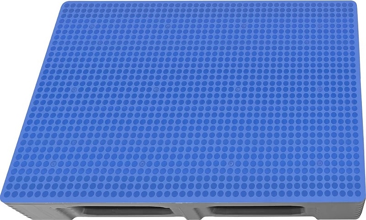 Паллет универсальный ТАРА.РУ CR 1208-TC1 Palgrip 1200х800х150 мм (сплошной на 3 полозьях)