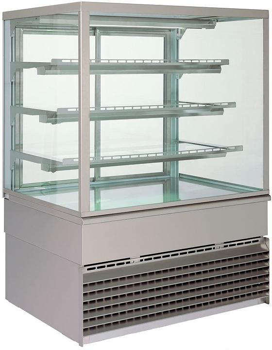 Витрина кондитерская UNIS Georgia Square 1000 (inox)