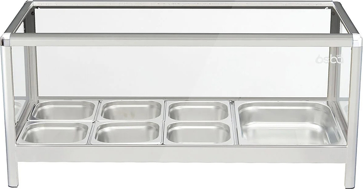 Подставка для гастроемкостей Osba SCG 6+1 со стеклом