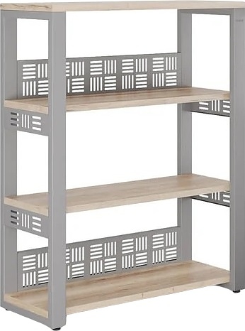 Стеллаж открытый КОБОР ST3-120/36 aluminum/natural