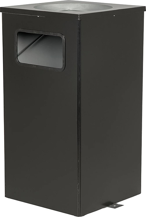 Урна для мусора ТАРА.РУ Квадро-13 черная