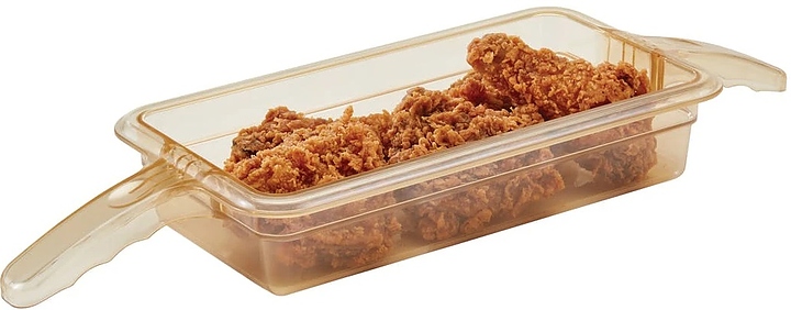 Гастроемкость Cambro 32HP2H-PAN 150 GN1/3х65 (325х176х65) поликарбонат, 2 ручки