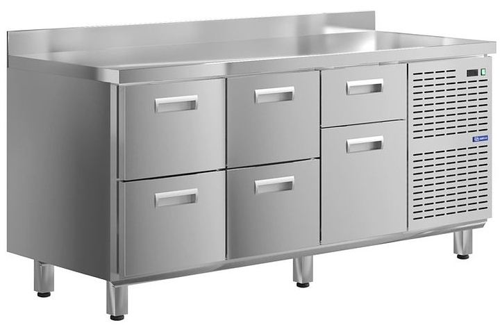 Стол холодильный KAYMAN КСХ-224/60 (6 ящиков)