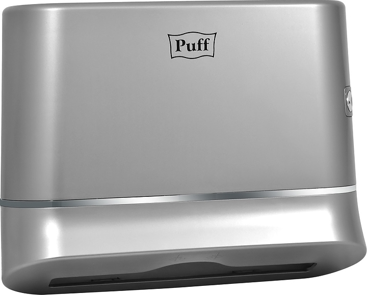 Диспенсер бумажных полотенец Puff 5135S с замком (АБС-пластик) хром