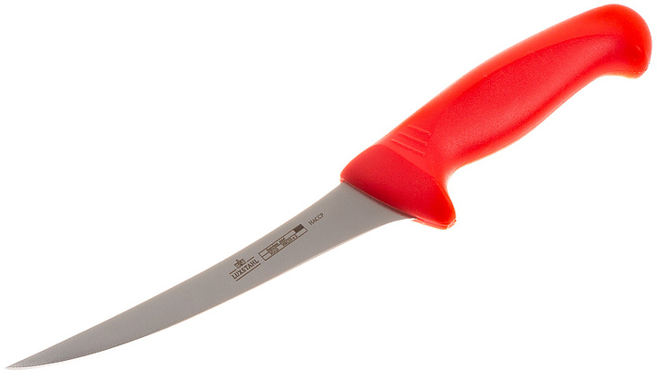 Нож обвалочный Luxstahl HACCP W016-027RU 6" 152,5 мм красный