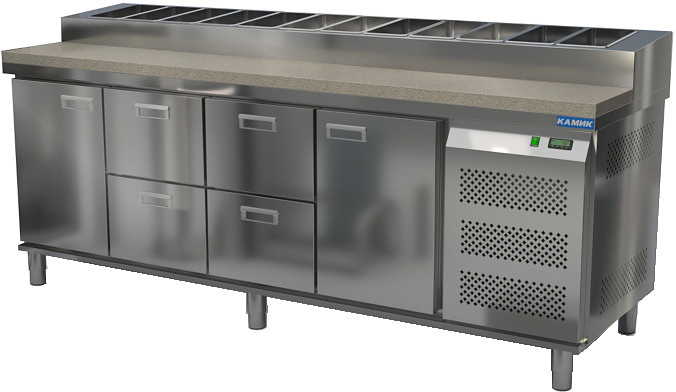 Стол холодильный для пиццы КАМИК СОП-К-242376
