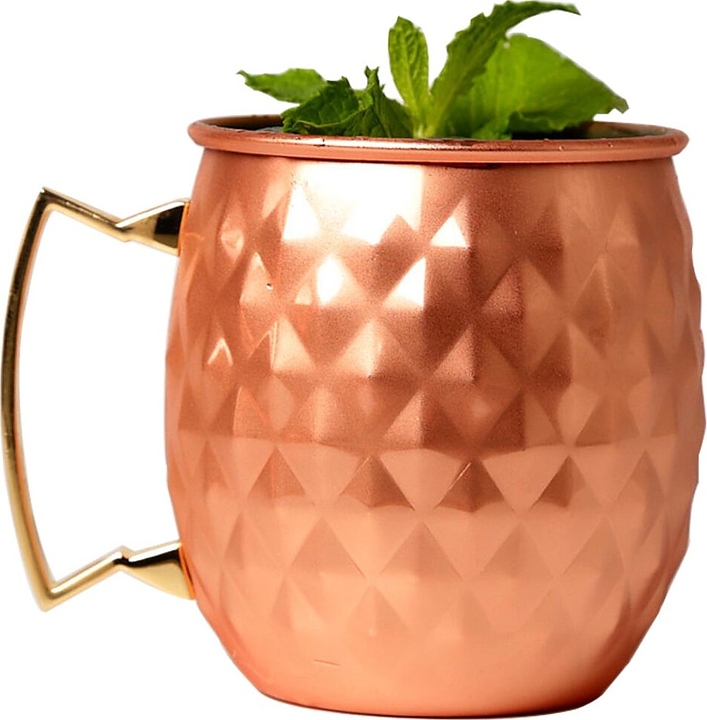 Кружка для коктейля P.L. Barbossa MUGS0019 "Moscow Mule" 500 мл (нерж. сталь) медная