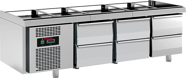 Стол холодильный Angelo Po 4G6SB6