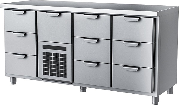 Стол холодильный HappyChef TC BD 3-CBR-3-3