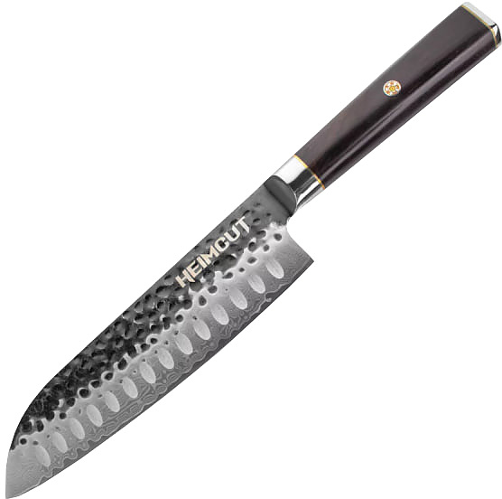 Нож сантоку HEIMCUT Black Damascus HC/HEXA-EW-SA-18