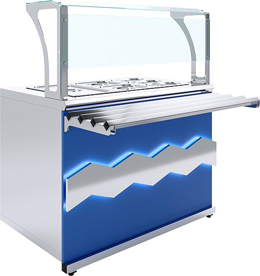 Мармит вторых блюд Luxstahl МВП (С)-1500 Premium Elektra