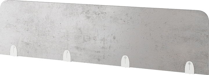 Верхний экран-перегородка КОБОР EV-80 white/chicago (ЛДСП)