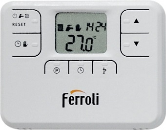 Пульт дистанционного управления беспроводной для отопительного котла Ferroli CRM ROMEO D RF с суточным программированием