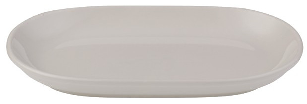 Блюдо овальное ID Fine Transparent Magnus 10000-143037 37 см серый