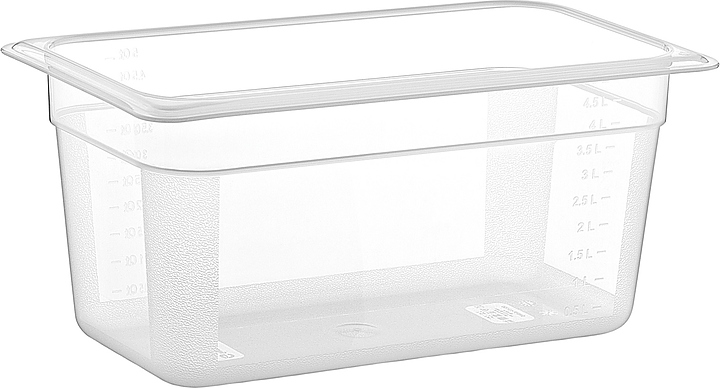 Гастроемкость Gastroplast GNPP-13150 GN 1/3-150 (325х176х150) 5 л полипропилен прозрачная