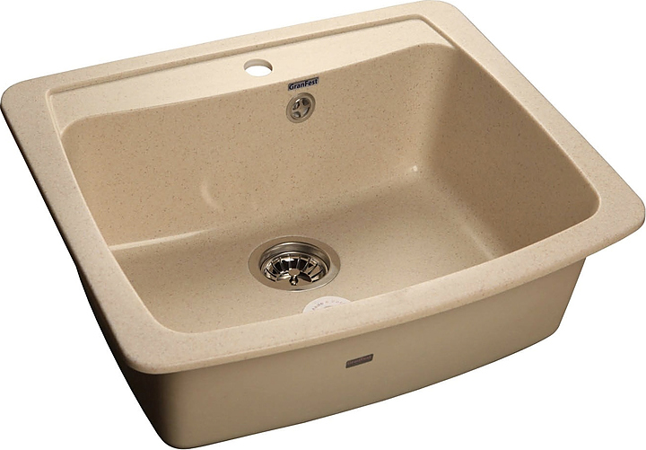 Кухонная мойка GranFest Standart GF-S605 бежевый