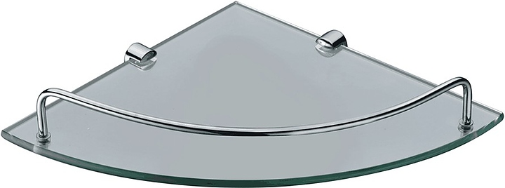 Полка стеклянная одинарная MELANA MLN-SY0001A