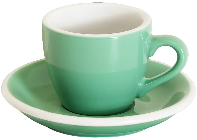 Кофейная пара Loveramics Egg Espresso Cup C088-51BMT/C088-52BMT 80 мл, мятный (mint)