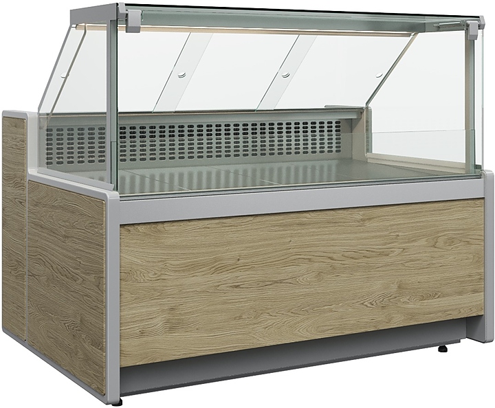 Витрина холодильная Carboma Gelios GC111 VV 1,5-1 1010 (динамика, газлифт, без боковин)