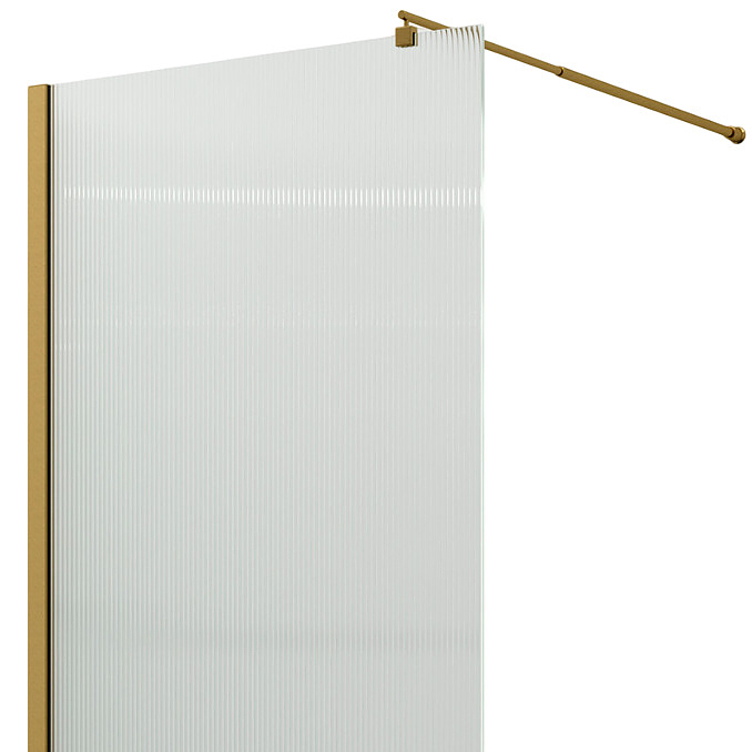 Душевое ограждение Wasserkraft Rur 30W46BG-FL 2000х1100 мм матовое золото