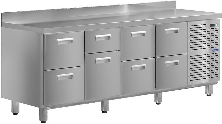 Стол холодильный KAYMAN КСХ-2422/60 (8 ящиков)