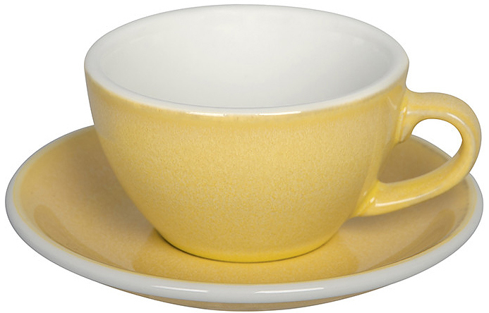 Пара кофейная Loveramics Egg C088-123BBC/C088-151BBC 200 мл, сливочная