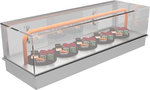 Суши-кейс Gastrolux ВСВВ-124/СК с выносным агрегатом